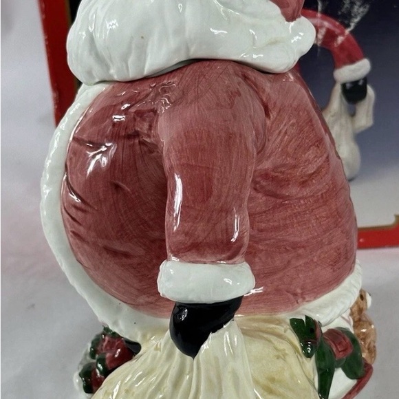 Vintage Santa Claus World Bazaars Inc Teapot Ceramic Teapot VTG Christmas Décor - Picture 5 of 6